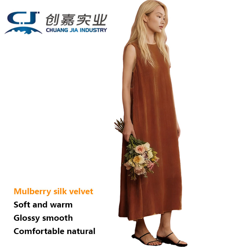 Necklaces - Silk Velvet Women's Sleeveless Dress Spring