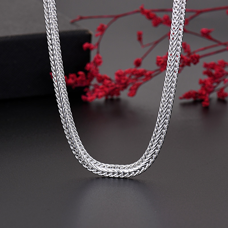 Cuban Link Chain 12Mm - 925 sterling silver Snake chain Necklace