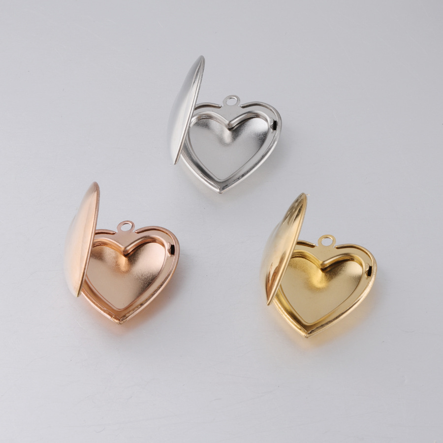 Heart Locket Necklace Photo - Fnixtar Love Heart Photo Frame Charm