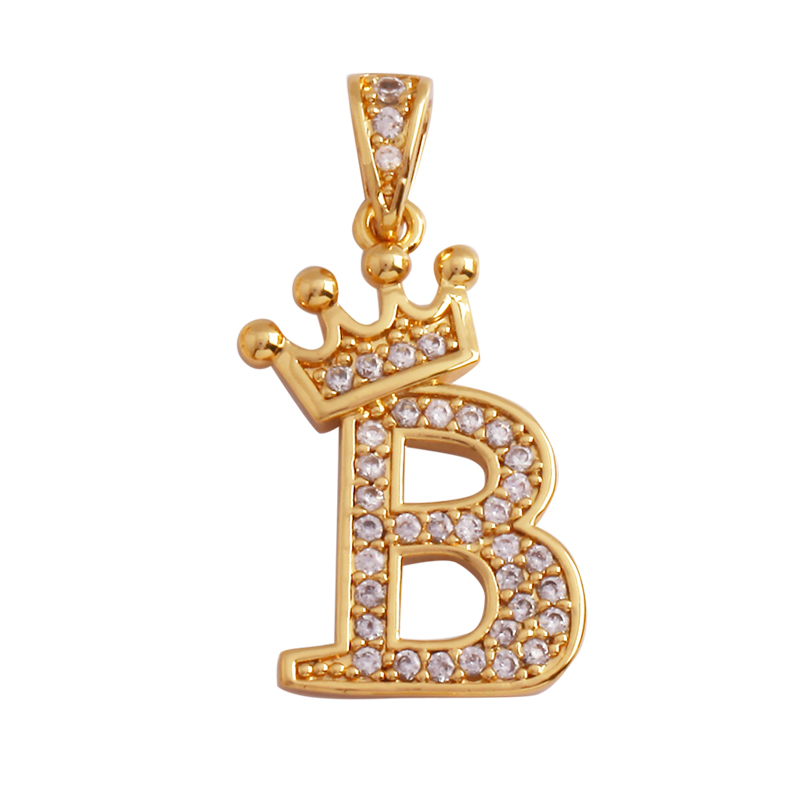 Fashion Exquisite 18K Gold Pla - Initial Letter Necklace 18K Gold ulasan dan harga