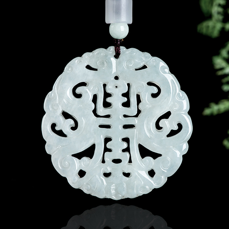 Burmese Jadeite Dragon Pendant - Necklaces ulasan dan harga