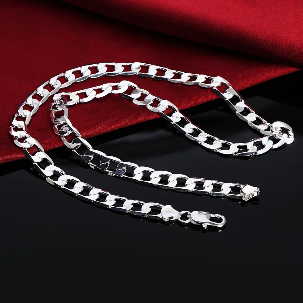 Whosale 925 Sterling Silver 6M - 925 Sterling Silver Chain Necklace Men ulasan dan harga