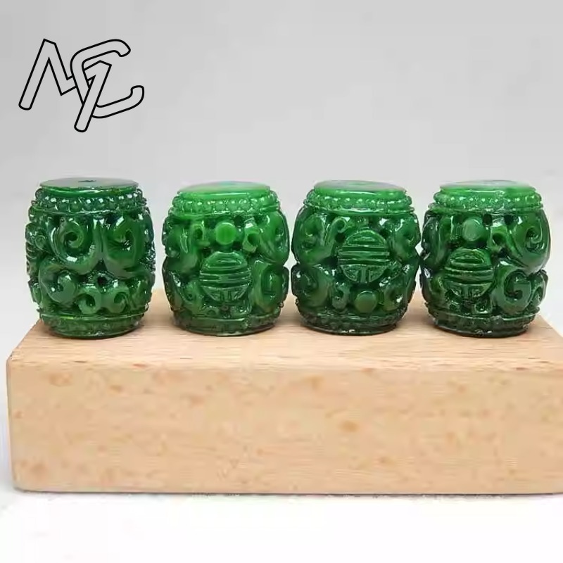 5pc Natural Green Jade Carving - Bracelets ulasan dan harga