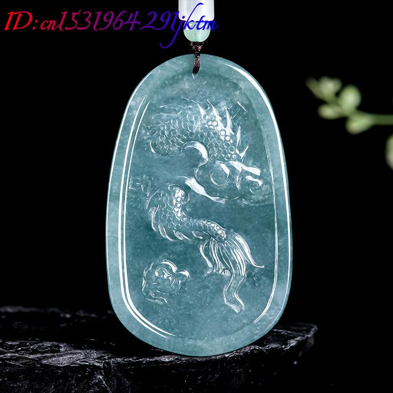 Burmese Jadeite Dragon Pendant - Necklaces ulasan dan harga
