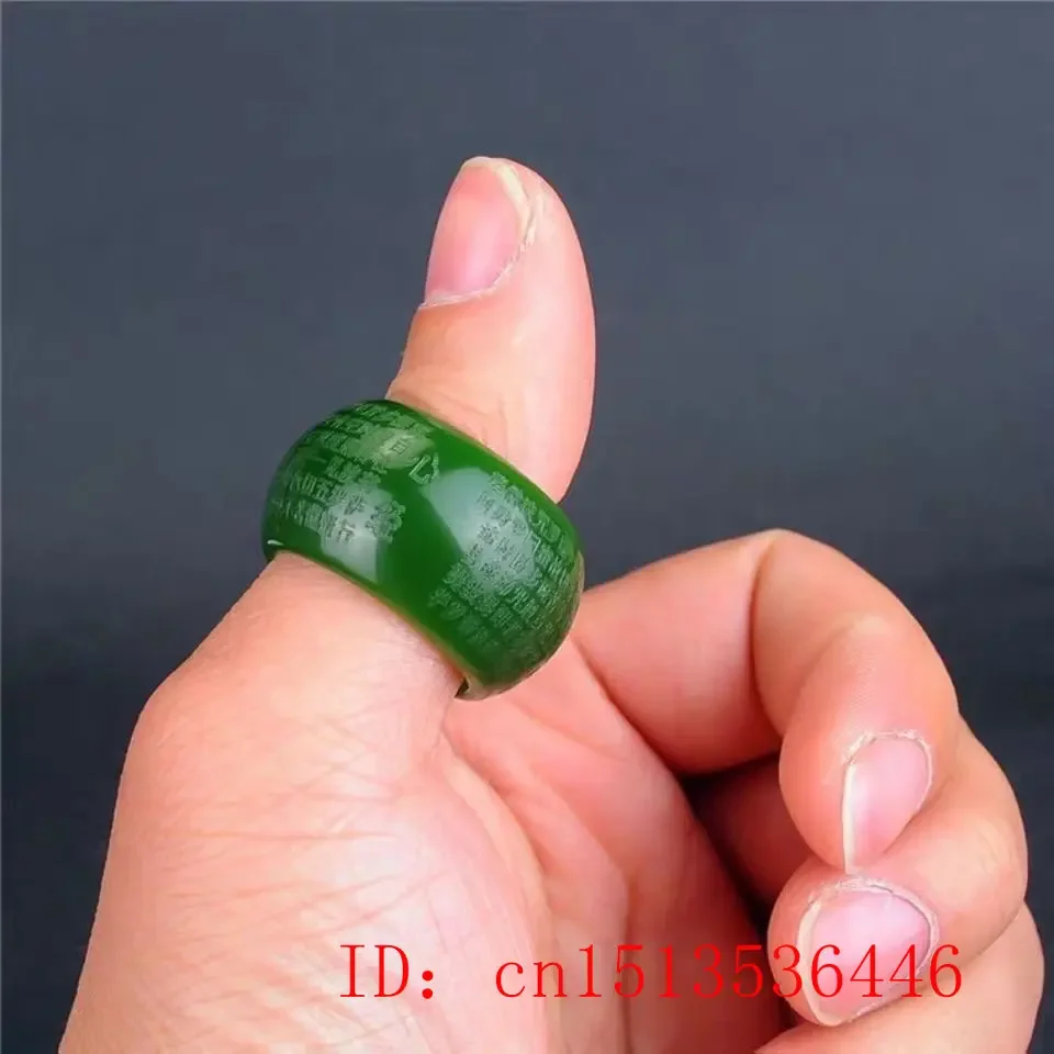 Natural Green Jade 22mm Ring H - Rings ulasan dan harga