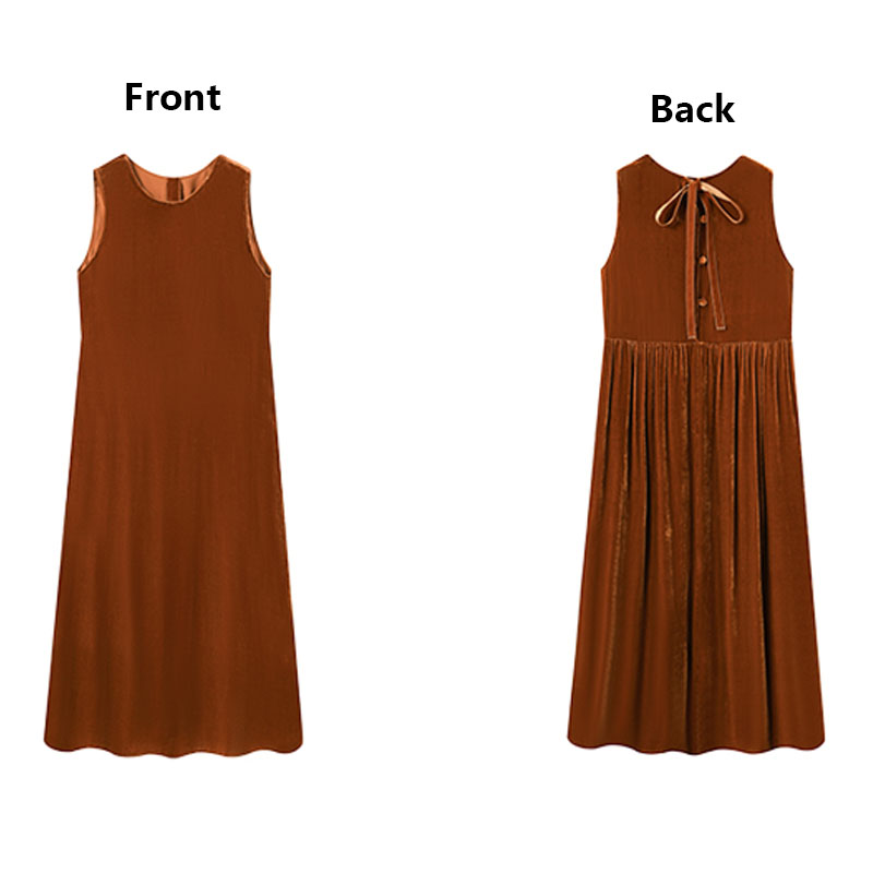 Silk Velvet Women's Sleeveless - Necklaces ulasan dan harga