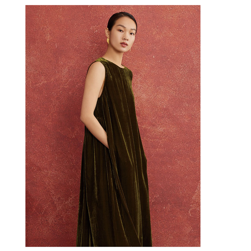 Silk Velvet Women's Sleeveless - Necklaces ulasan dan harga