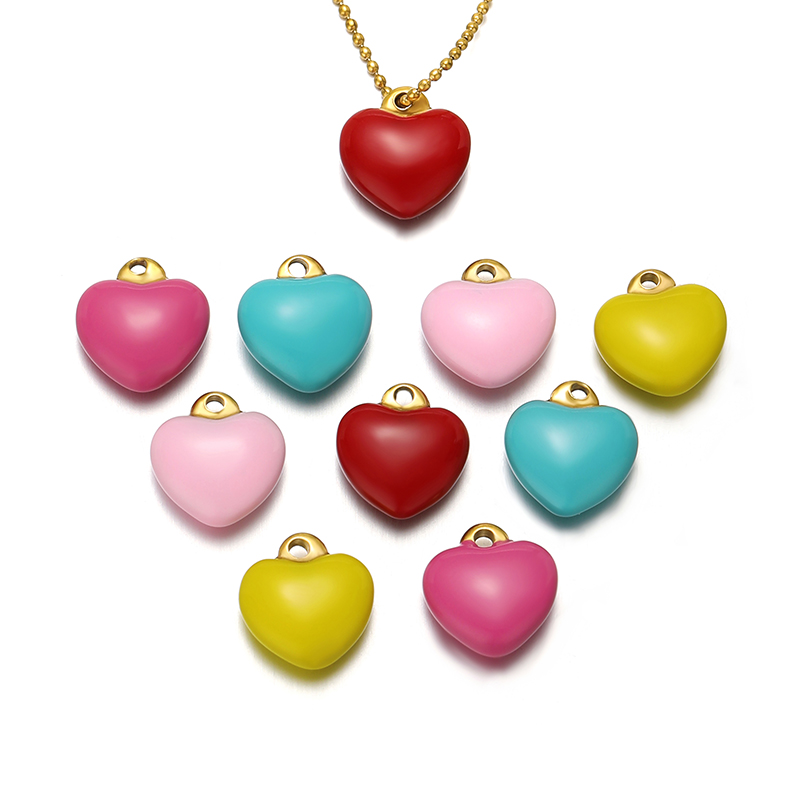 5pcs Summer Candy Color Enamel - Necklaces ulasan dan harga