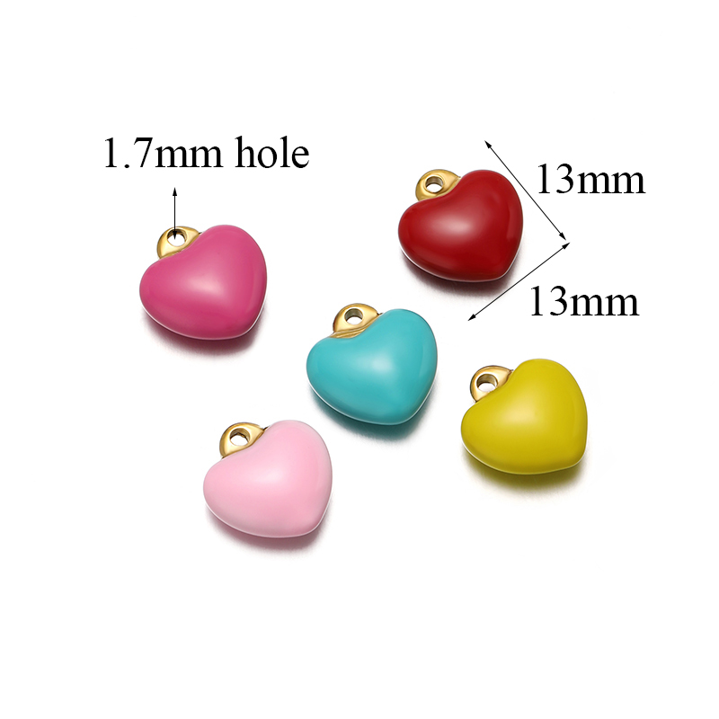 5pcs Summer Candy Color Enamel - Necklaces ulasan dan harga