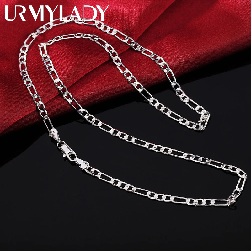 40-75cm 925 sterling Silver 16 - Cuban Link Chain 12Mm ulasan dan harga