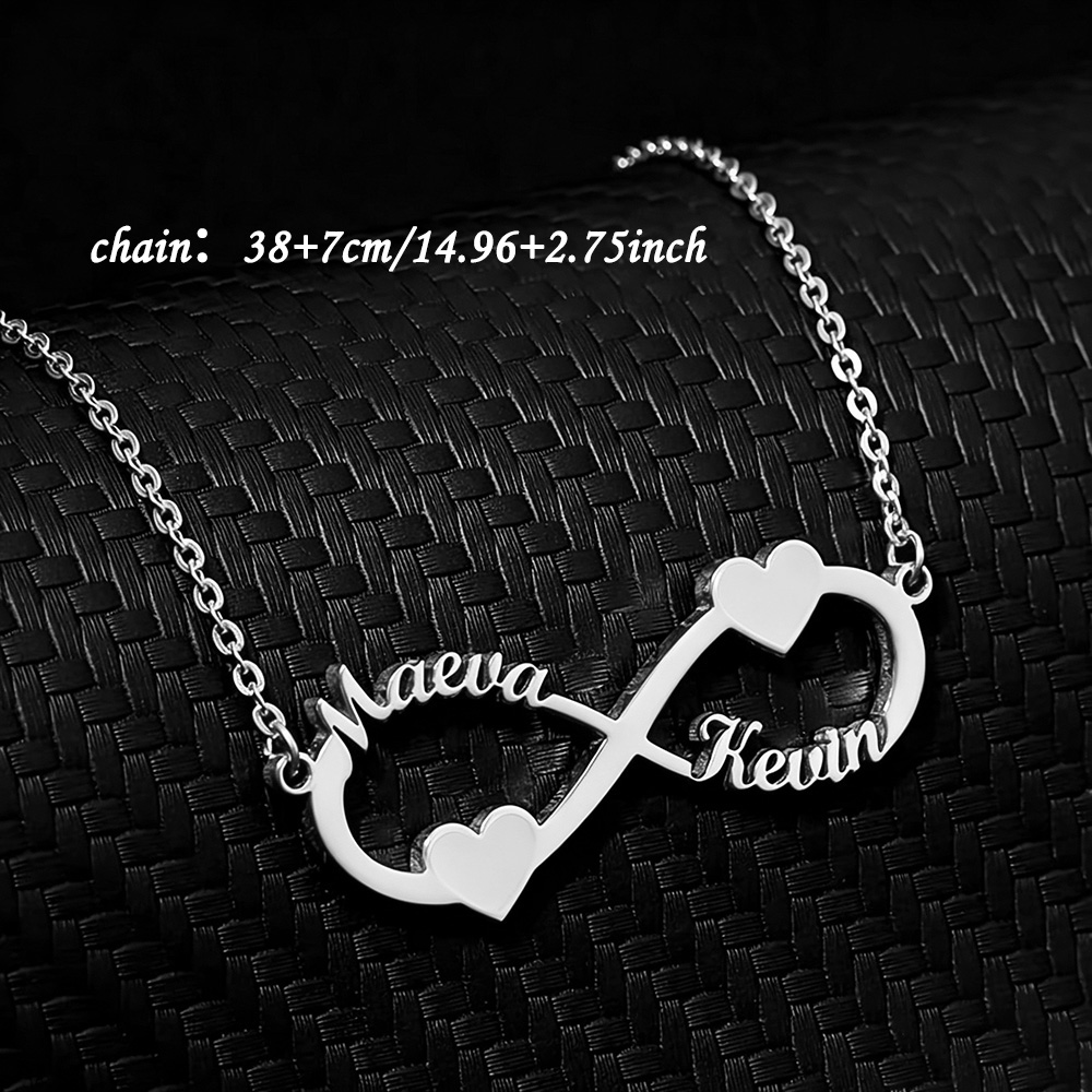 Custom Name Necklace Infinity  - Custom Name Necklace Stainless Steel ulasan dan harga