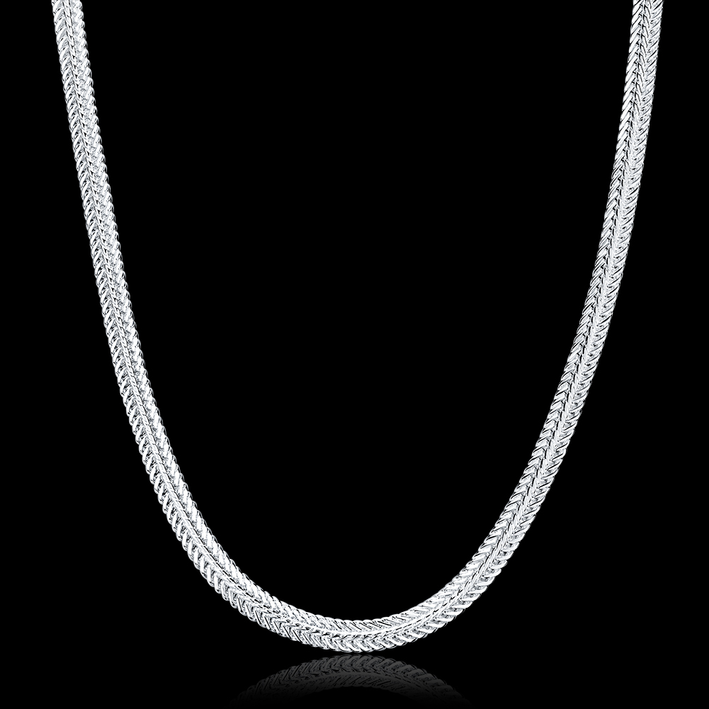 925 sterling silver Snake chai - Cuban Link Chain 12Mm ulasan dan harga