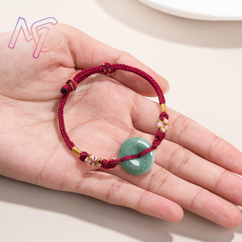Green Myanmar Jadeite Donut Br - Bracelets ulasan dan harga