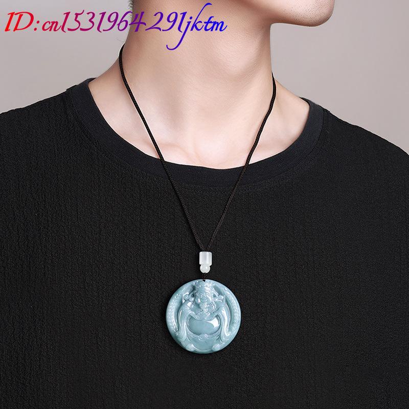 Burmese Jadeite God of Wealth  - Necklaces ulasan dan harga