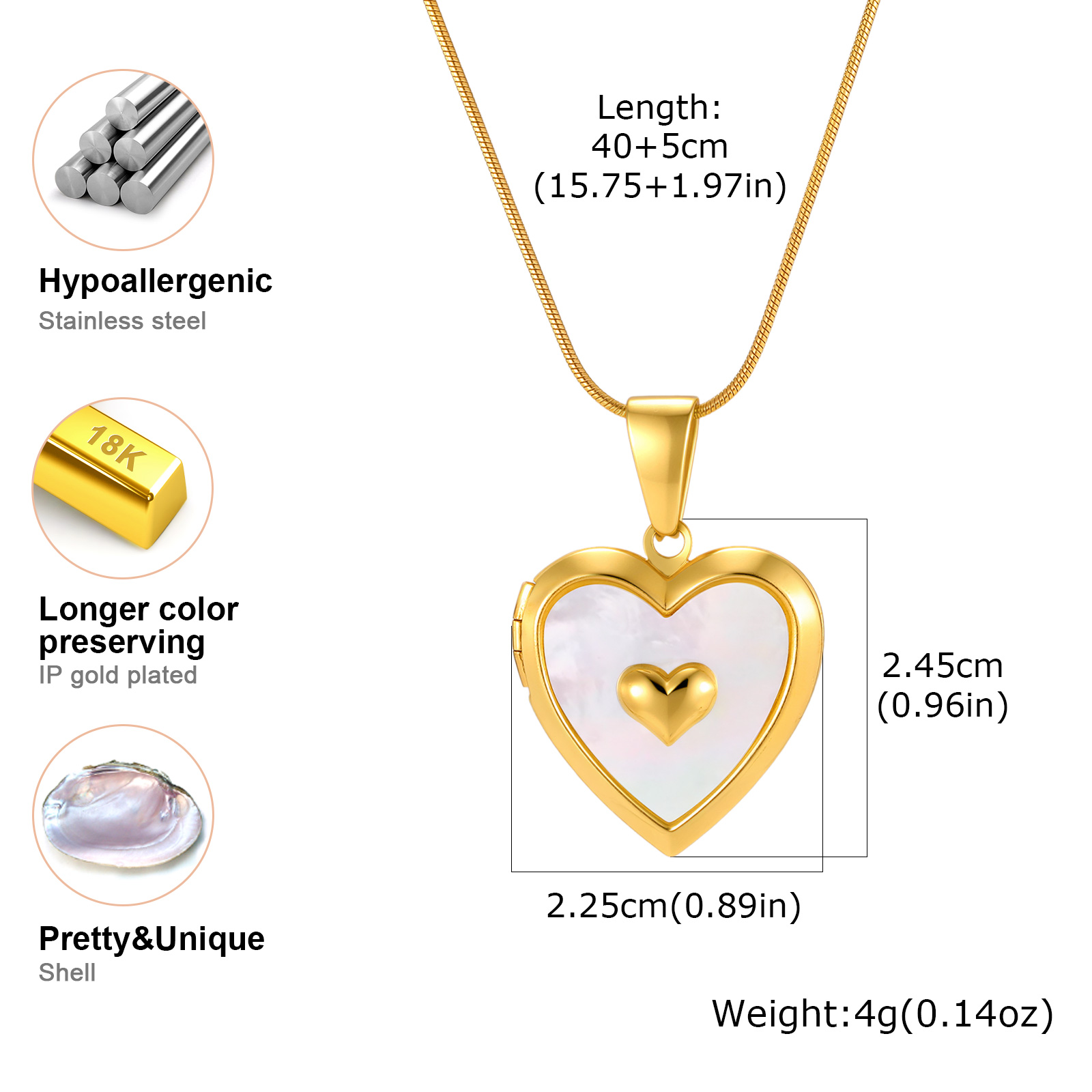 Custom Photo Heart Locket Neck - Heart Locket Necklace Photo ulasan dan harga