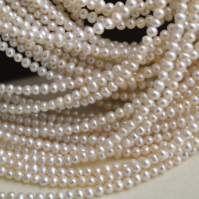 Natural freshwater pearls, whi - Necklaces ulasan dan harga