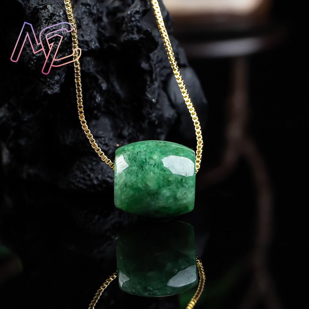 Natural Real Jade Bead Pendant - Necklaces ulasan dan harga