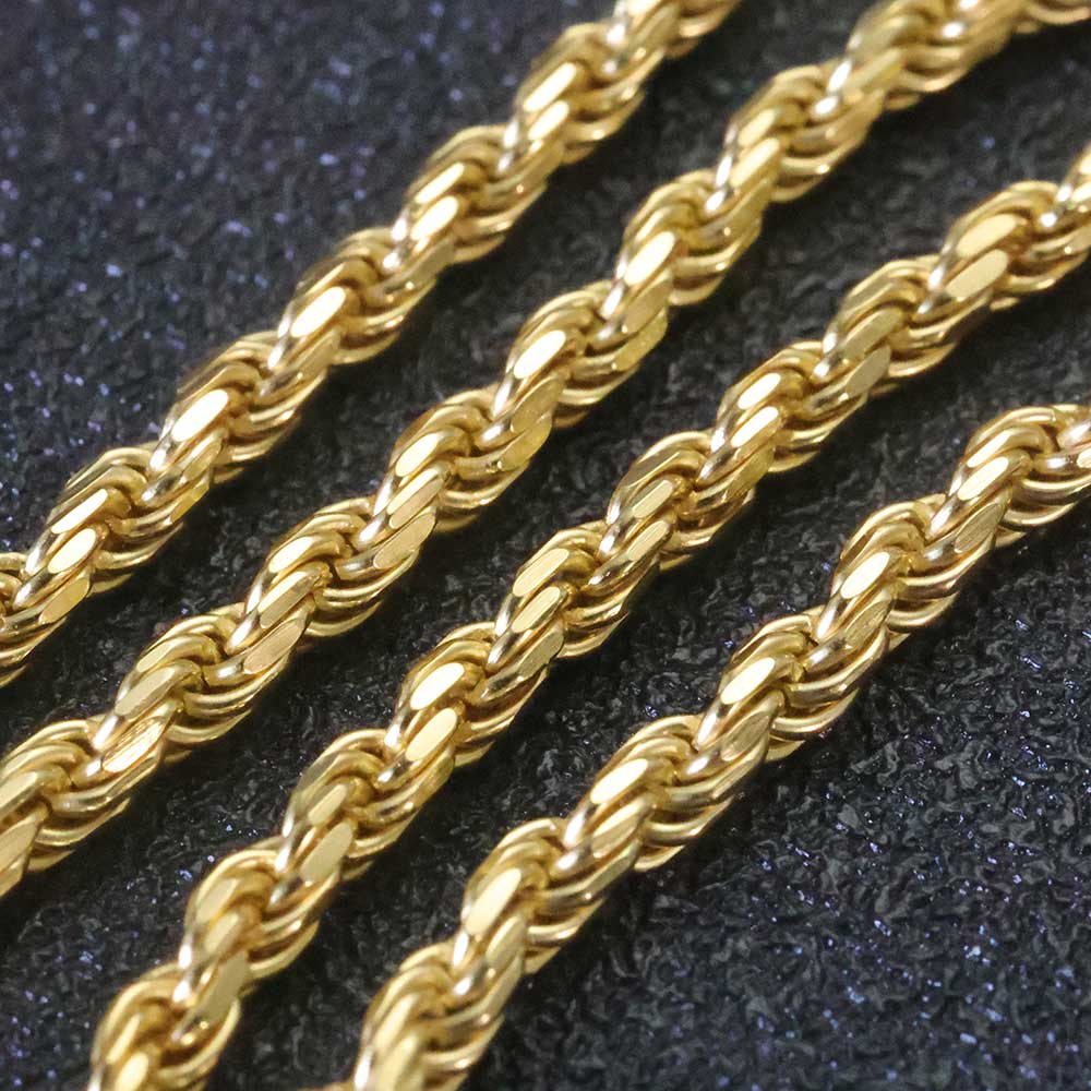ESKEEM 3MM/5mm Men Women PVD 1 - 925 Sterling Silver Chain Necklace Men ulasan dan harga