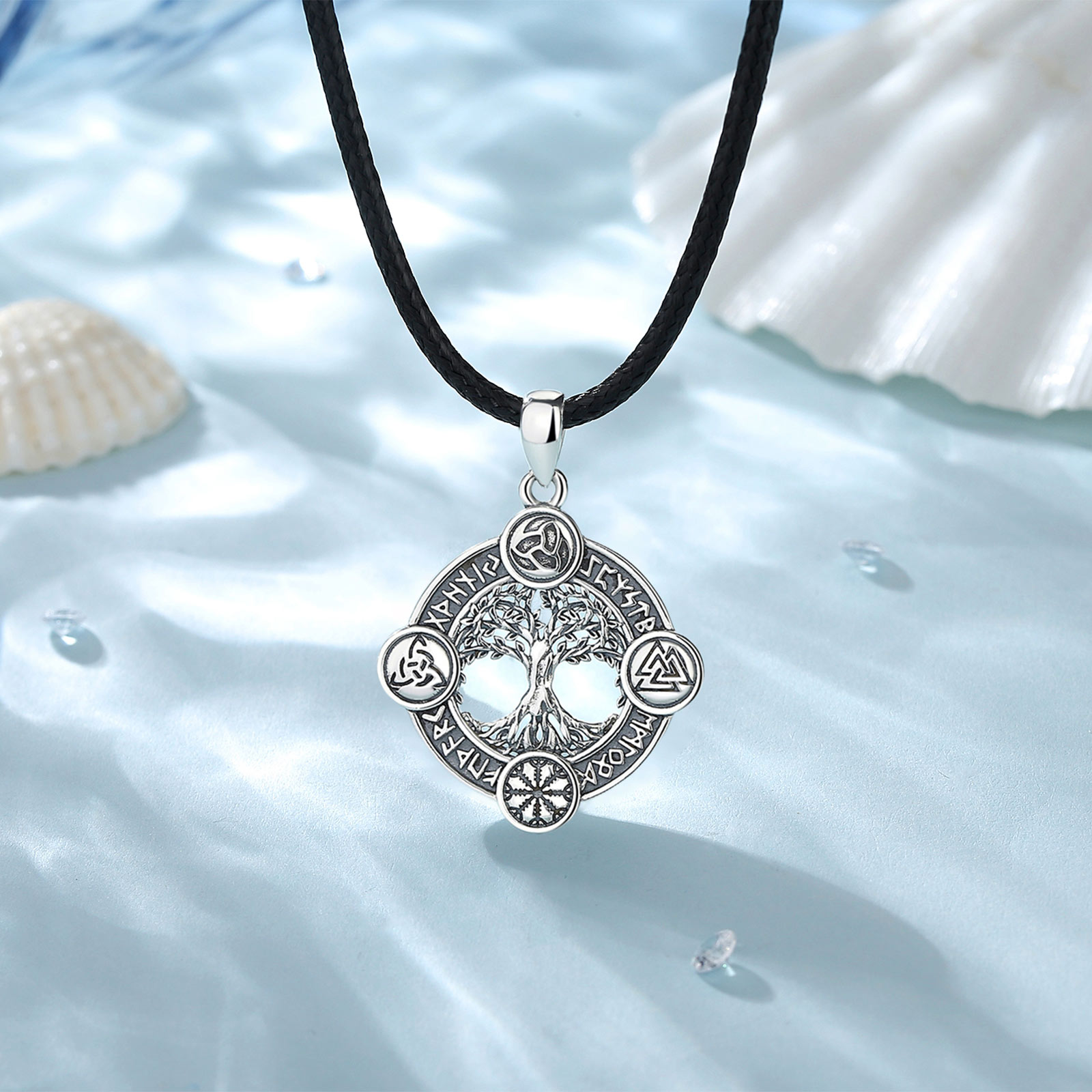 Eudora 925 Sterling Silver Tre - 925 Sterling Silver Chain Necklace Men ulasan dan harga