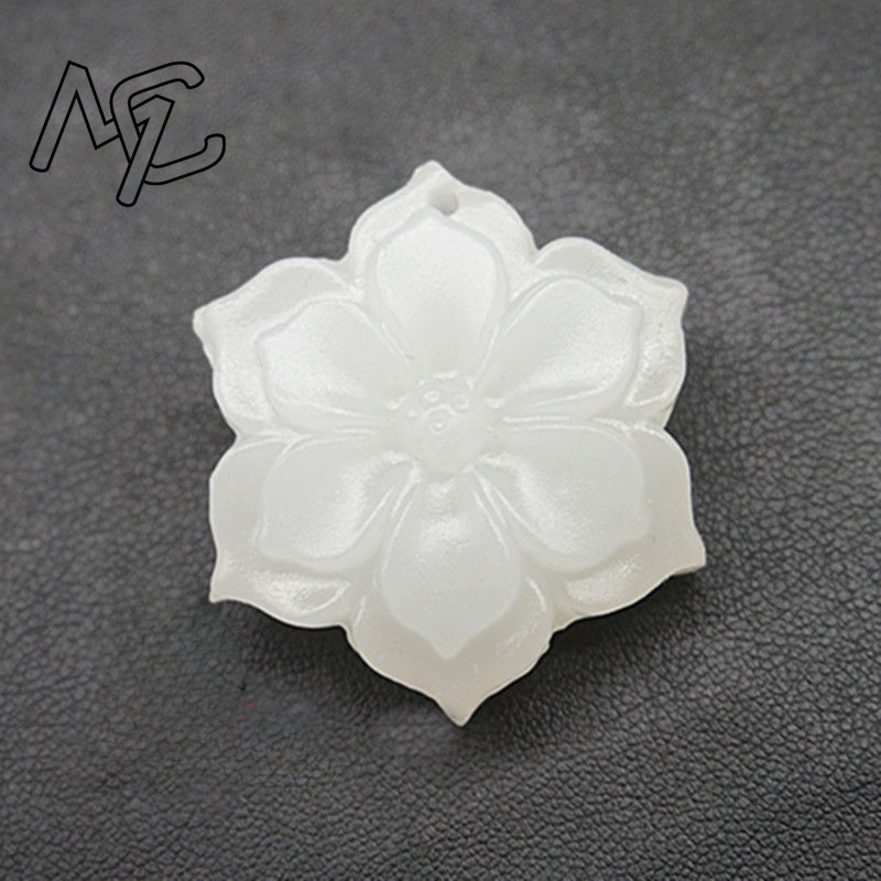 Natural Chinese White Jade Pen - Necklaces ulasan dan harga