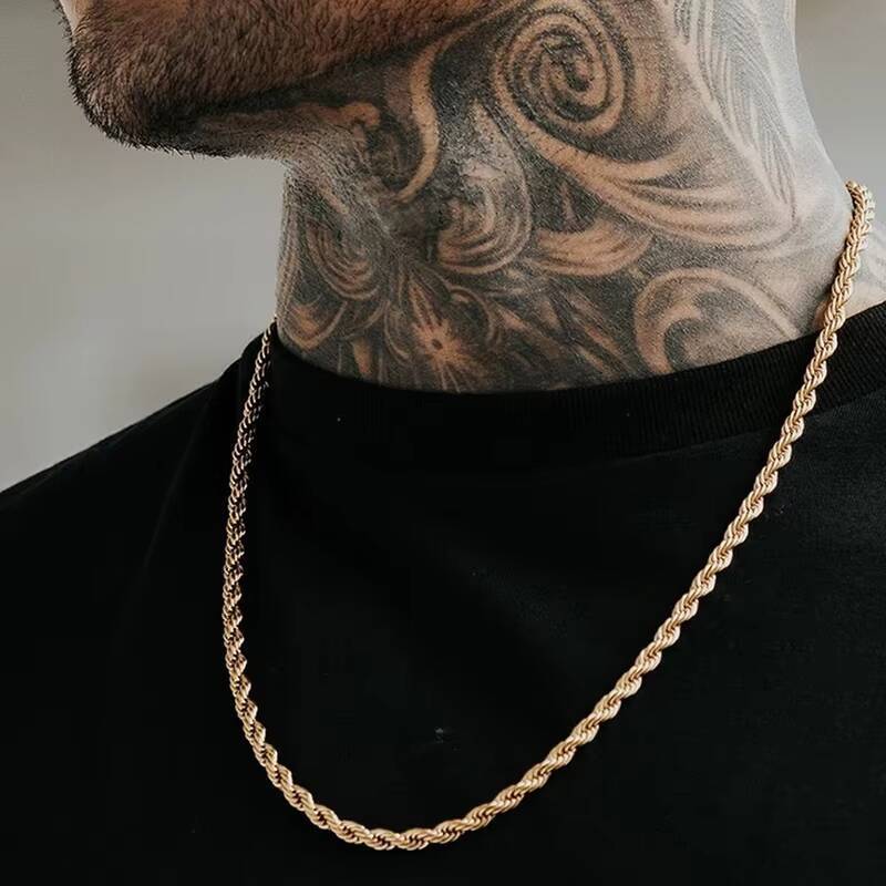 Vnox 2/3/4/5mm Wide Twist Rope - Cuban Link Chain 12Mm ulasan dan harga